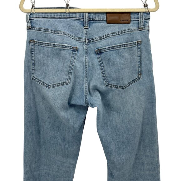 Madewell Mens 30X32 Jeans Athletic Slim Distressed Light Denim Wash Jeans - Picture 5 of 10